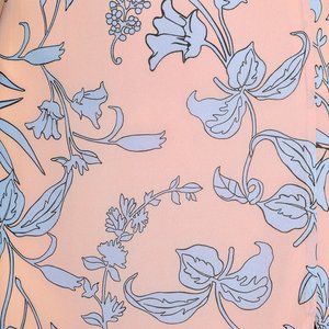 Lulus Adelaide Blush Floral Print Off-the-Shoulder Maxi Dress